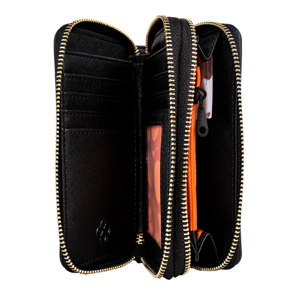 Cartera Para Dama Mod. Ji586 Marca Jaime Ibiza® Negro Tipo Piel