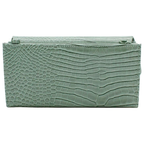 Cartera Mediana Crossbody Para Dama Mod. Ji 532 Jaime Ibiza® Aqua Croco