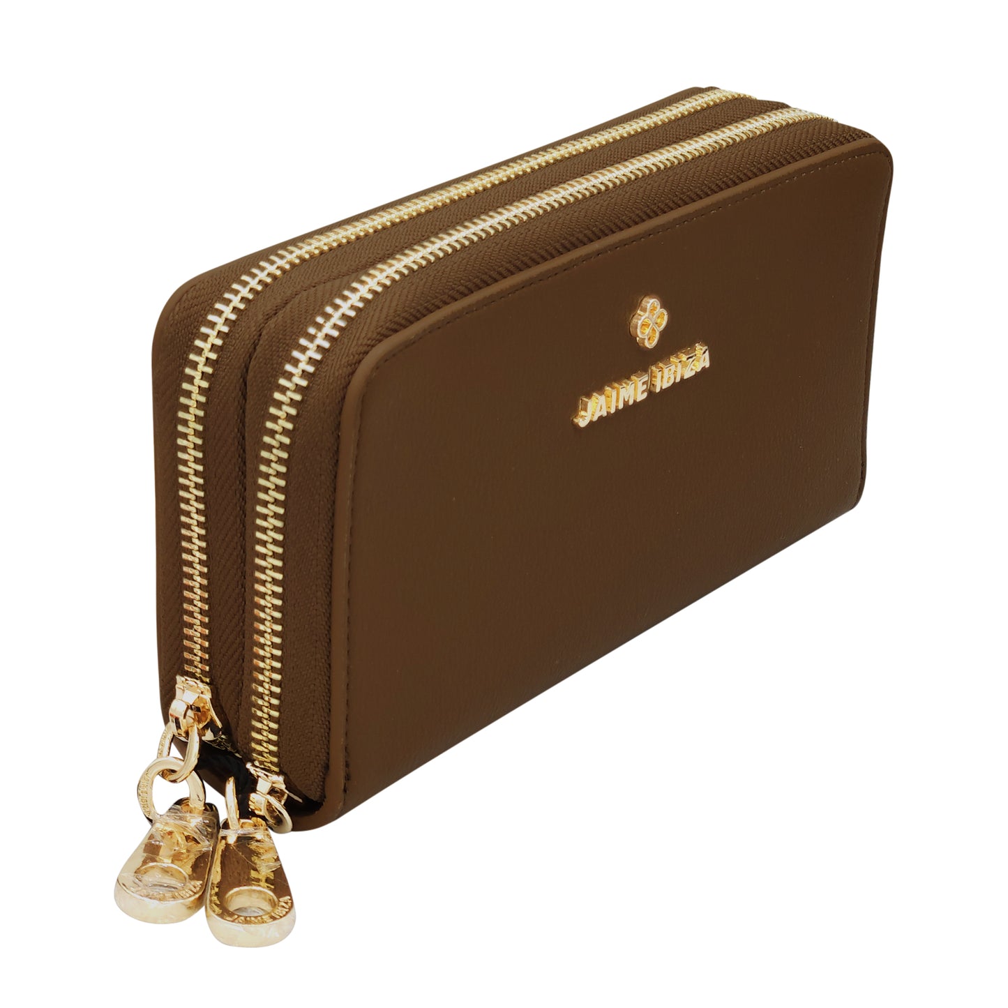 Cartera Mediana Para Mujer Café Mod. Ji626 Marca Jaime Ibiza®