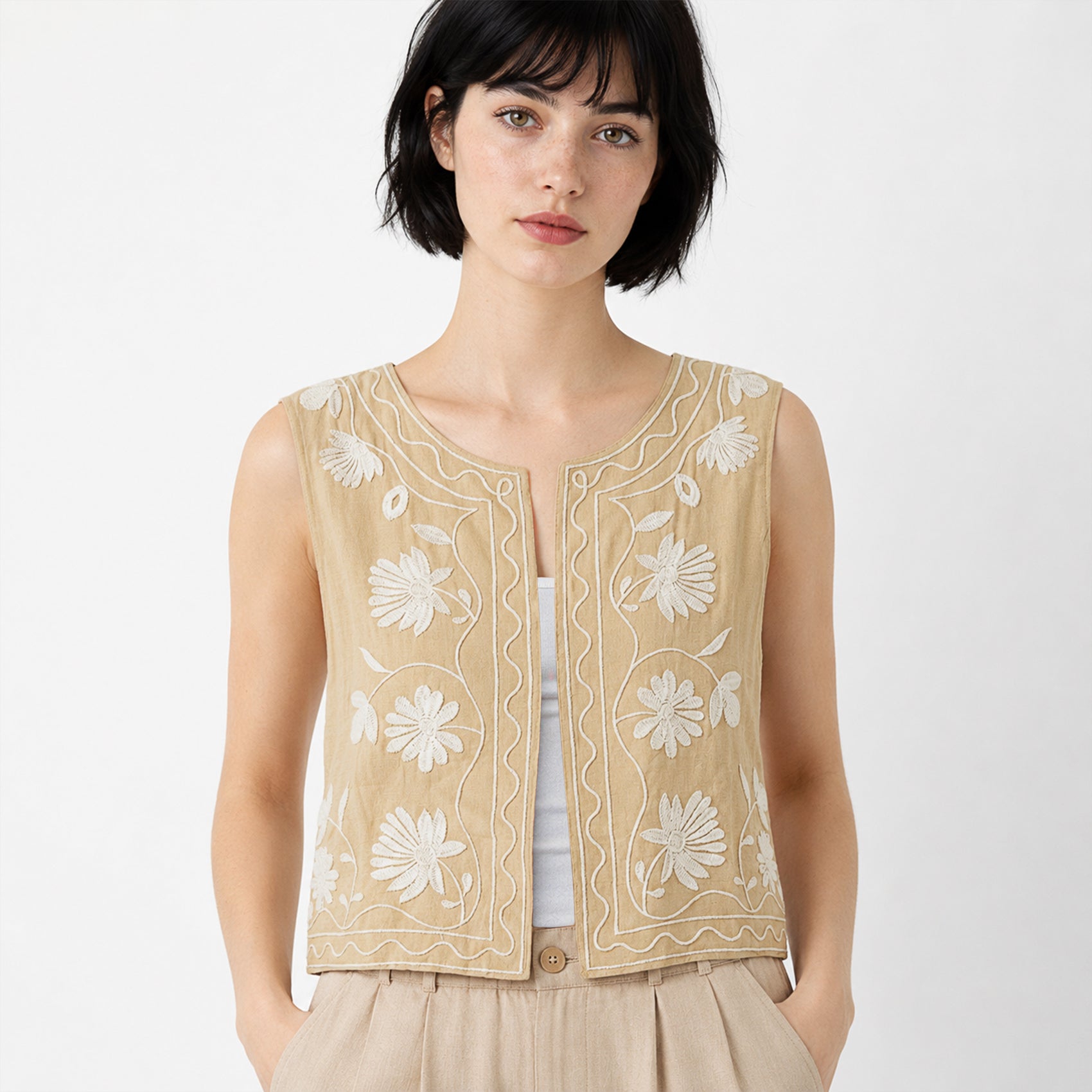 Chaleco Ligero Casual Para Mujer Mod.28094 Marca Stop®