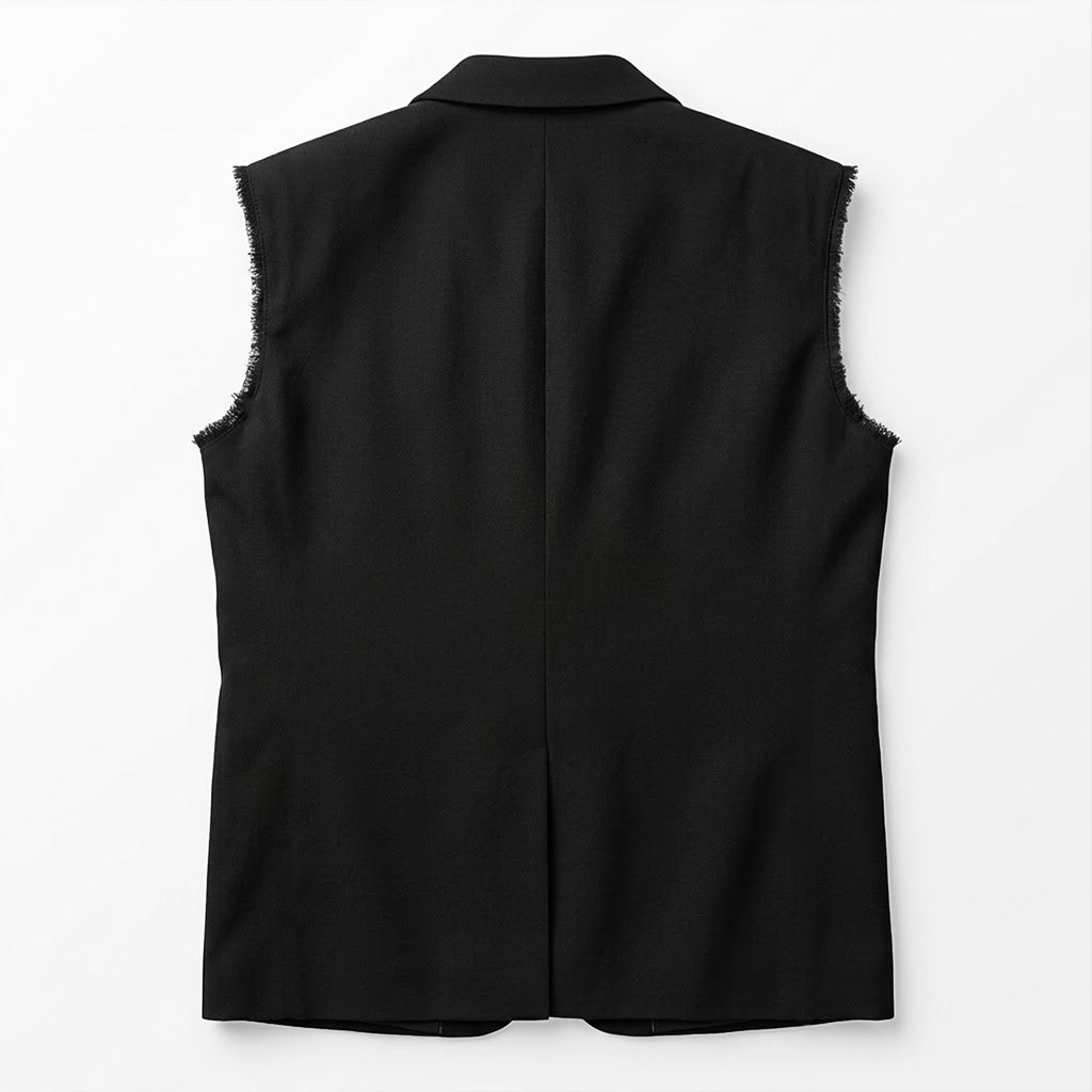 Chaleco Holgado Casual Para Mujer Dxv0368 Marca Doux®