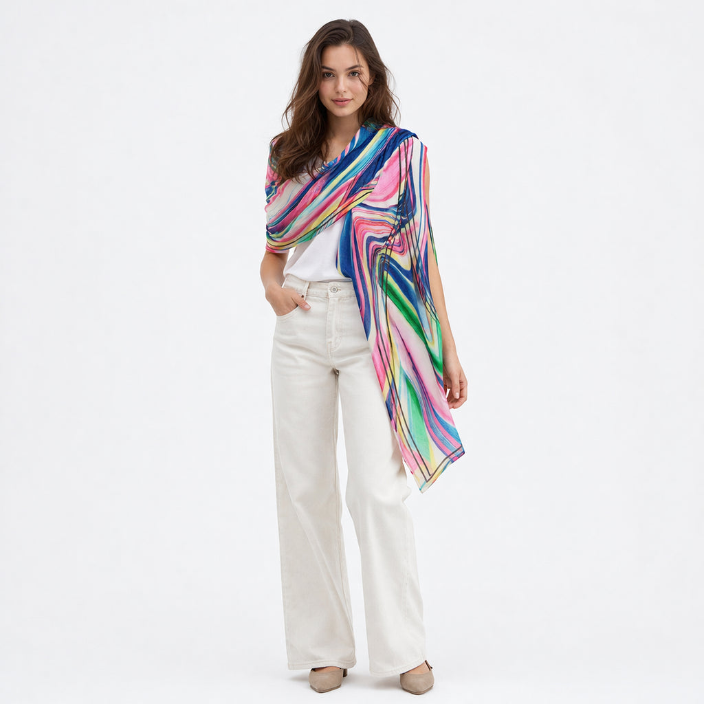 Pashmina Ligera Suave Casual Para Mujer Marca Desigual®