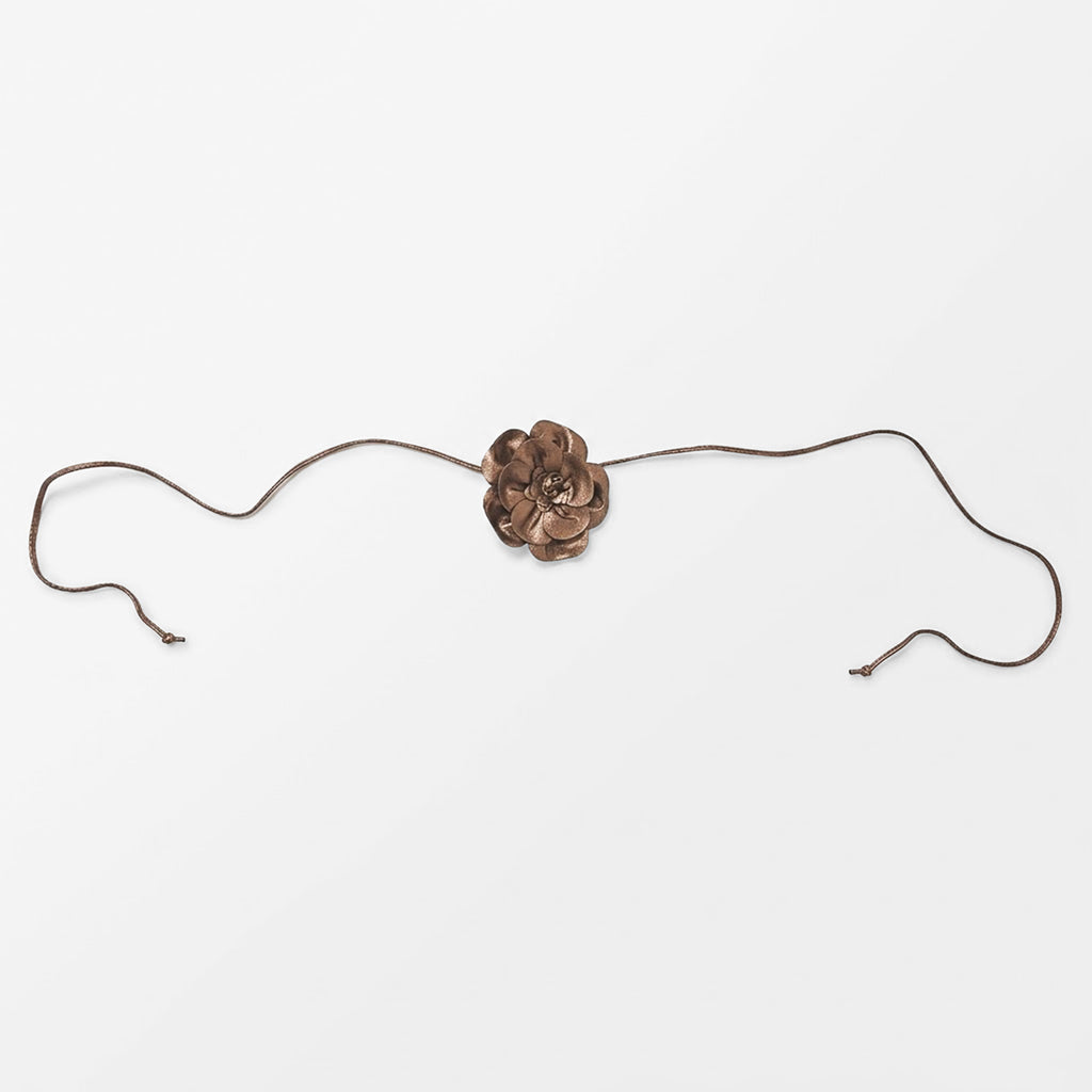 Cinturón Cordonado Para Vestido Con Flor Para Mujer