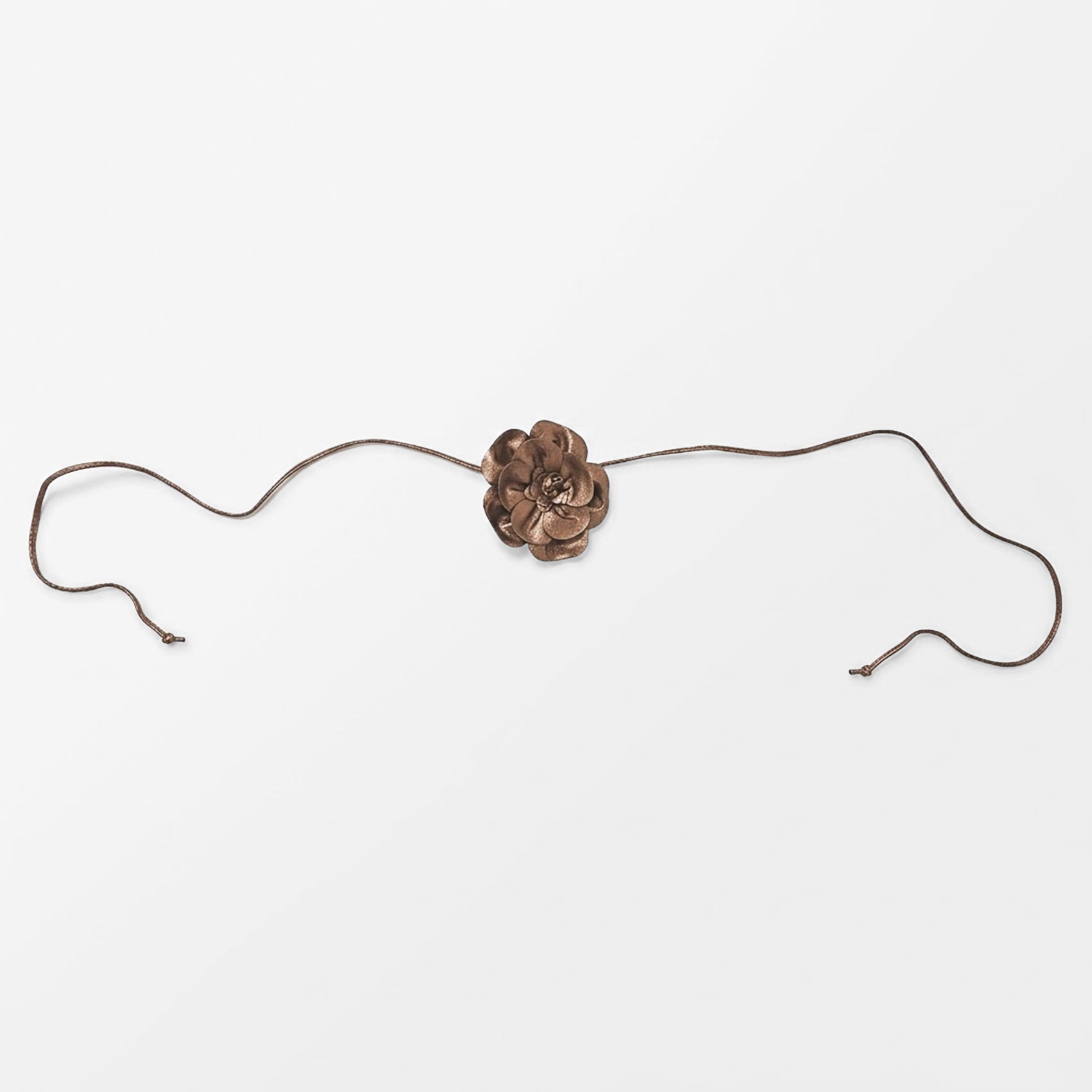Cinturón Cordonado Para Vestido Con Flor Para Mujer
