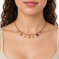 Collar Para Mujer Multidijes Boho Dorados Bisutería Fina