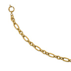 Collar Para Mujer Cadena Dorada De Eslabones Ovalados