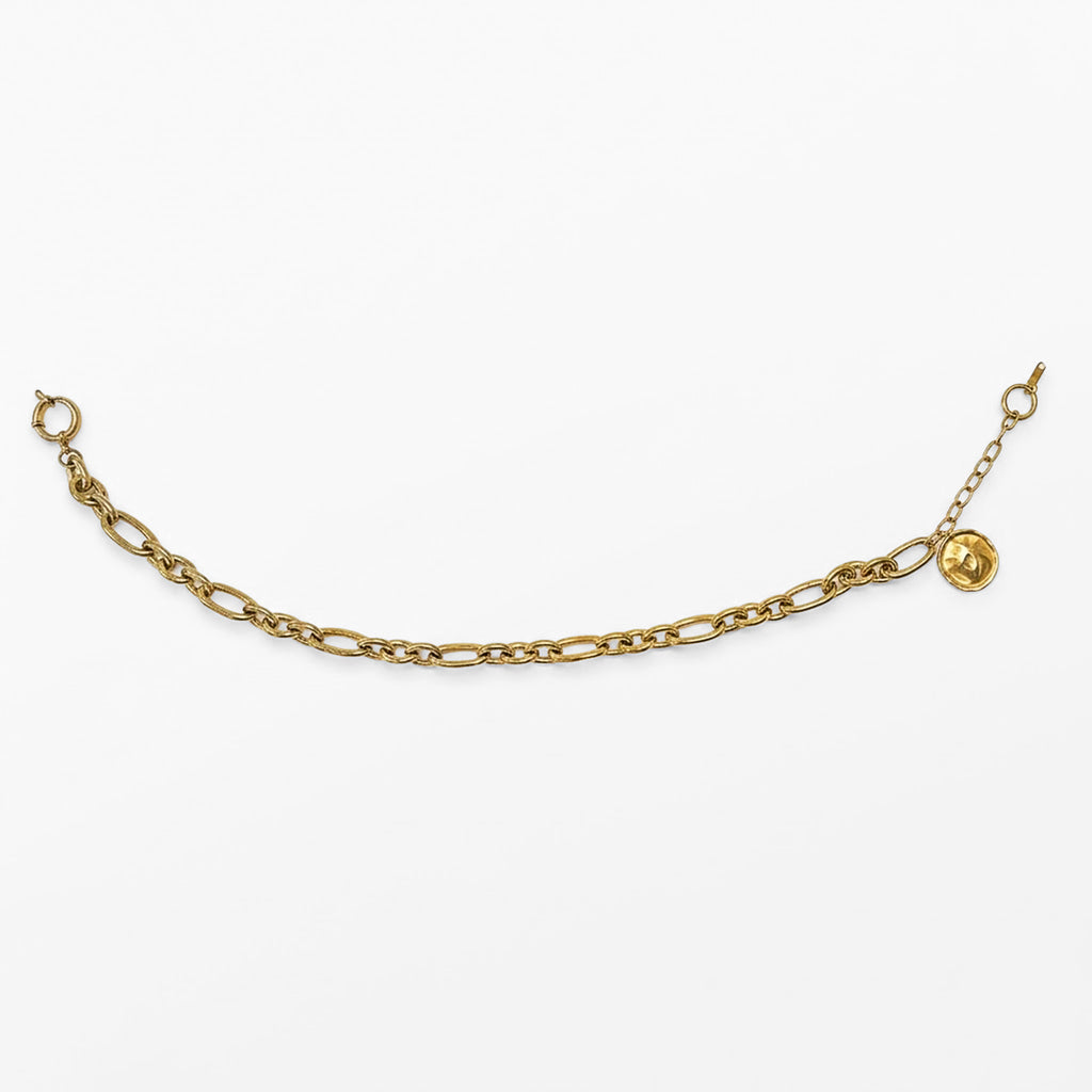 Collar Para Mujer Cadena Dorada De Eslabones Ovalados