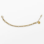 Collar Para Mujer Cadena Dorada De Eslabones Ovalados