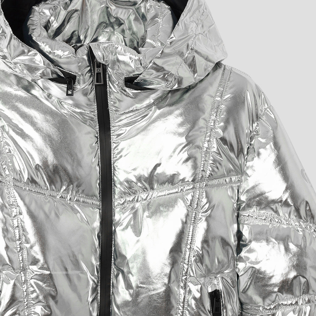 Chamarra Acolchada Impermeable Metalizada De Dama Desigual®