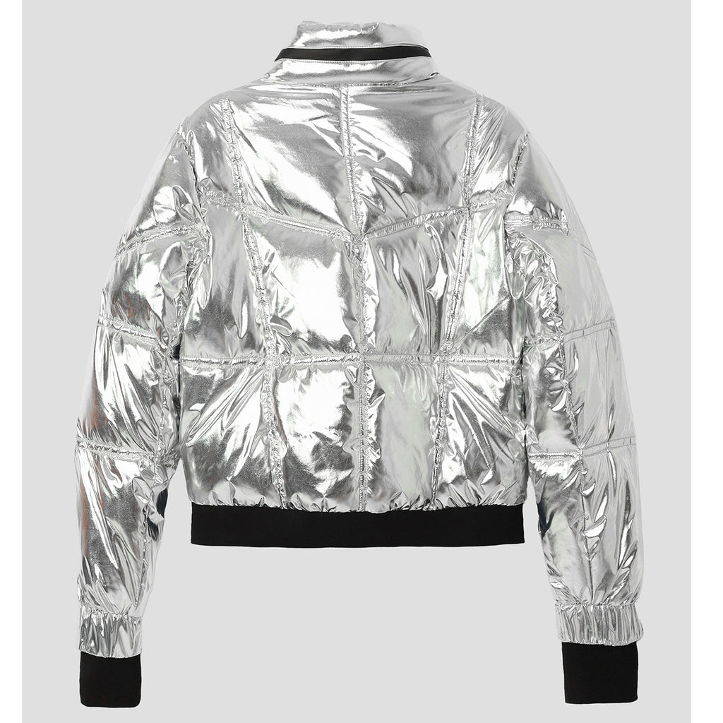Chamarra Acolchada Impermeable Metalizada De Dama Desigual®