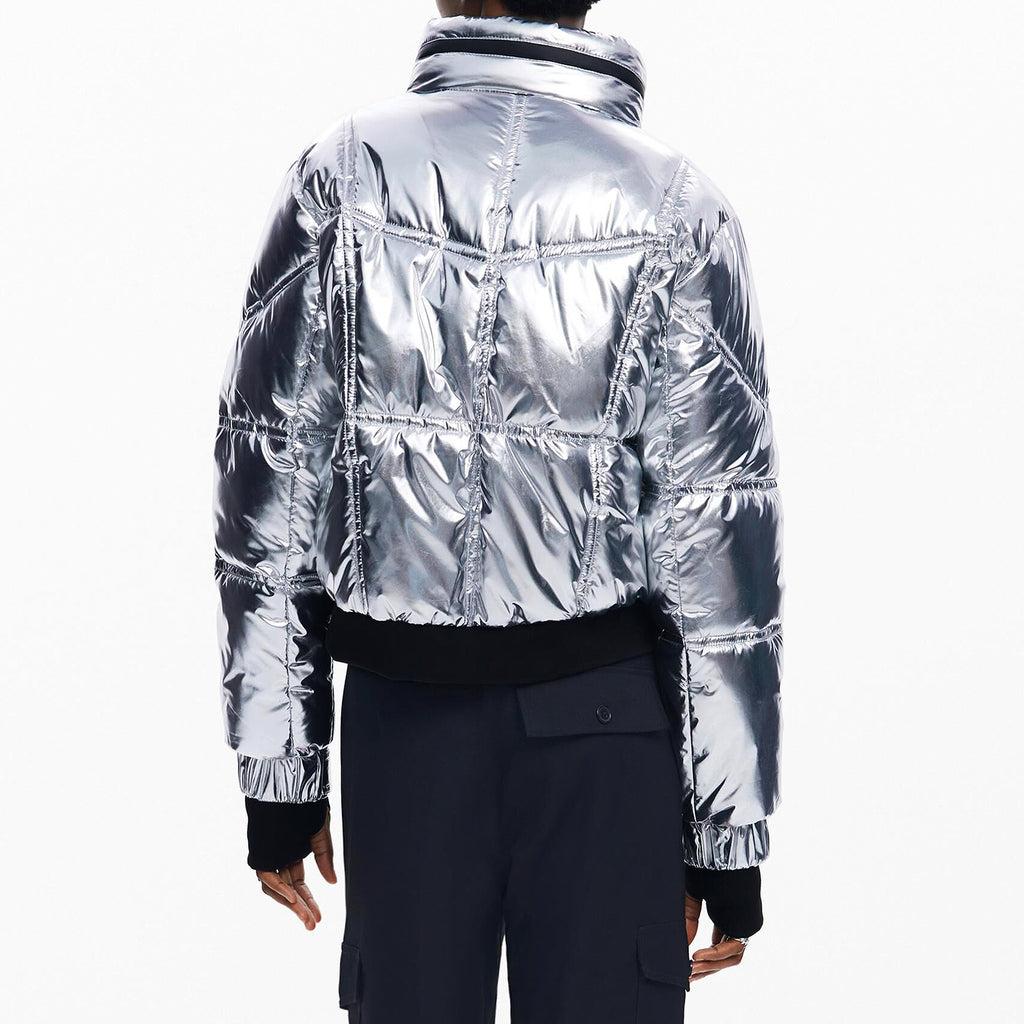 Chamarra Acolchada Impermeable Metalizada De Dama Desigual®