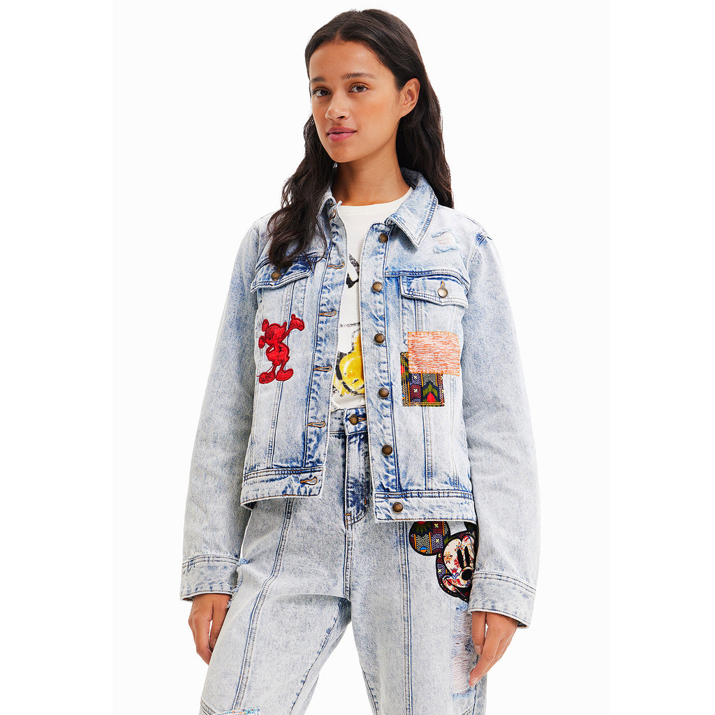 Chaqueta Vaquera De Mezclilla Para Dama Marca Desigual®