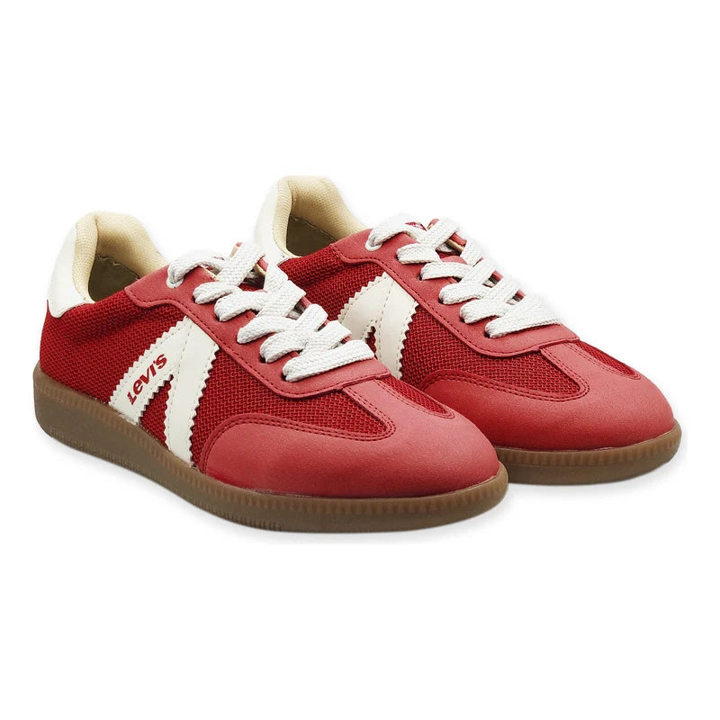 Tenis Casual Para Mujer Mod. L1126203 Marca Levi's® Rojo