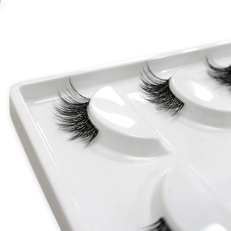 Pestañas Postizas En Tira 5 Pares Marca Kfer Valtierra® Negro Teddy C 1.5 Cm
