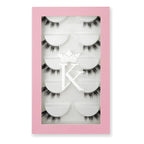 Pestañas Postizas En Tira 5 Pares Marca Kfer Valtierra® Negro Cutie C 1 Cm