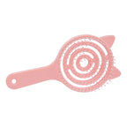 Cepillo Hueco Anti Enredos Cabello Grueso Y Delgado Flori® Rosa