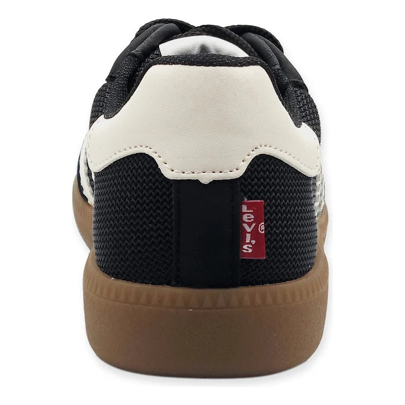 Tenis Casual Para Mujer Mod. L1126203 Marca Levi's® Negro
