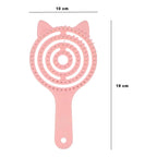 Cepillo Hueco Anti Enredos Cabello Grueso Y Delgado Flori® Rosa