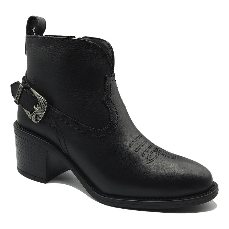 Botín Tacón 5cm Para Dama Mod. L1126163 Marca Levís®