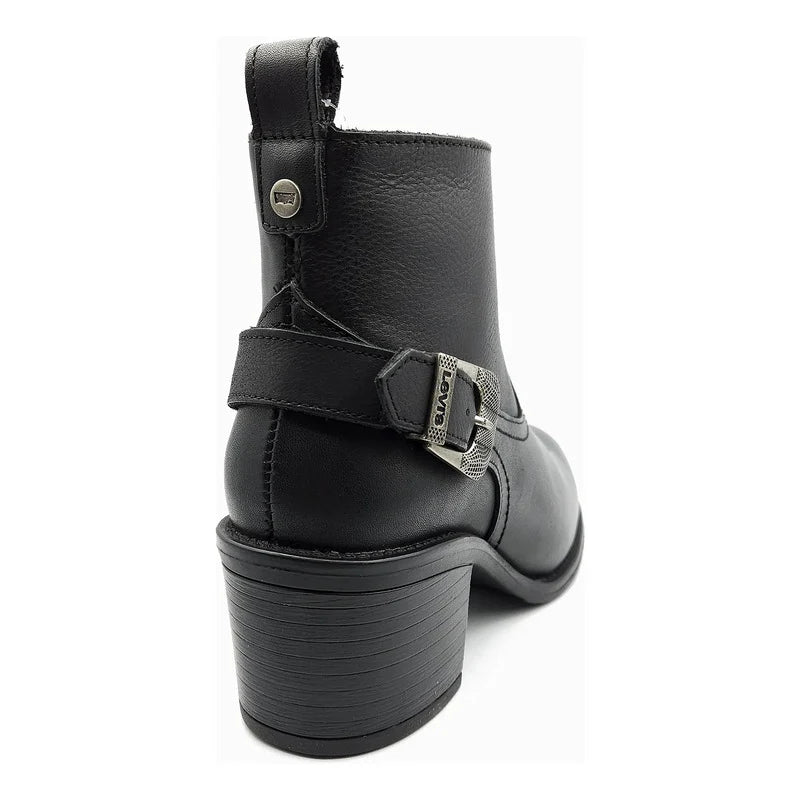 Botín Tacón 5cm Para Dama Mod. L1126163 Marca Levís®