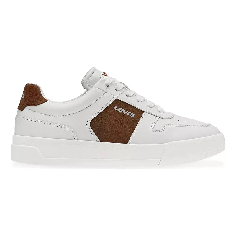 Tenis Casual Para Hombre Mod. L2125472 Marca Levi's® Blanco