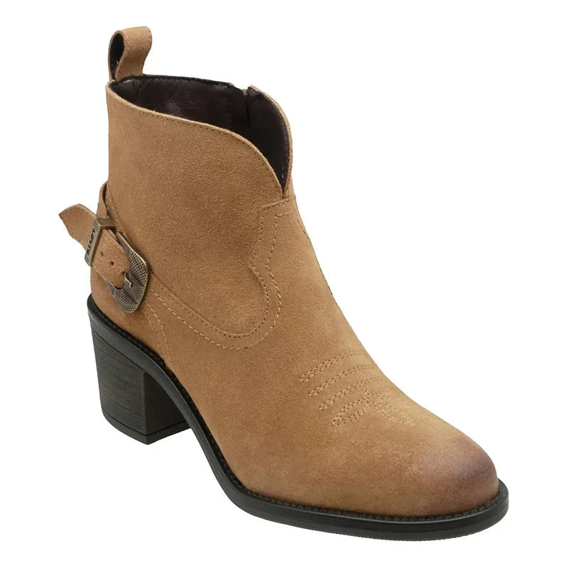 Botín Tipo Vaquera 5cm Para Mujer L1126164 Marca Levi's®