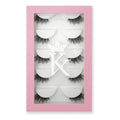 Pestañas Postizas En Tira 5 Pares Marca Kfer Valtierra® Negro Teddy C 1.5 Cm