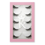 Pestañas Postizas En Tira 5 Pares Marca Kfer Valtierra® Negro Teddy C 1.5 Cm