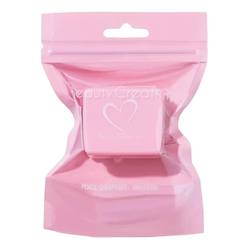Sacapuntas Doble Con Tapa Para Maquillaje Beauty Creations® Rosa