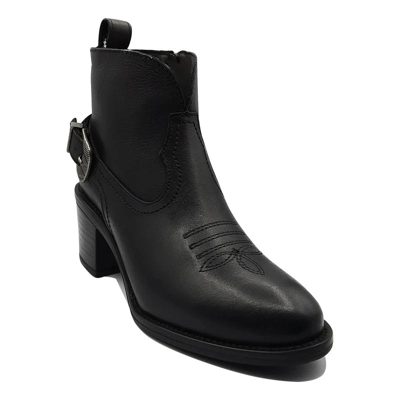 Botín Tacón 5cm Para Dama Mod. L1126163 Marca Levís®
