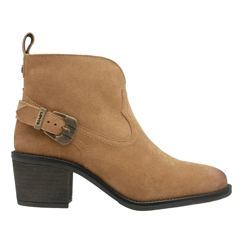 Botín Tipo Vaquera 5cm Para Mujer L1126164 Marca Levi's®