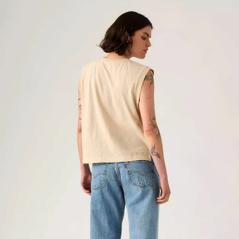 Playera Boxy Tank Para Dama Mod. 001mw0004 Marca Levis®