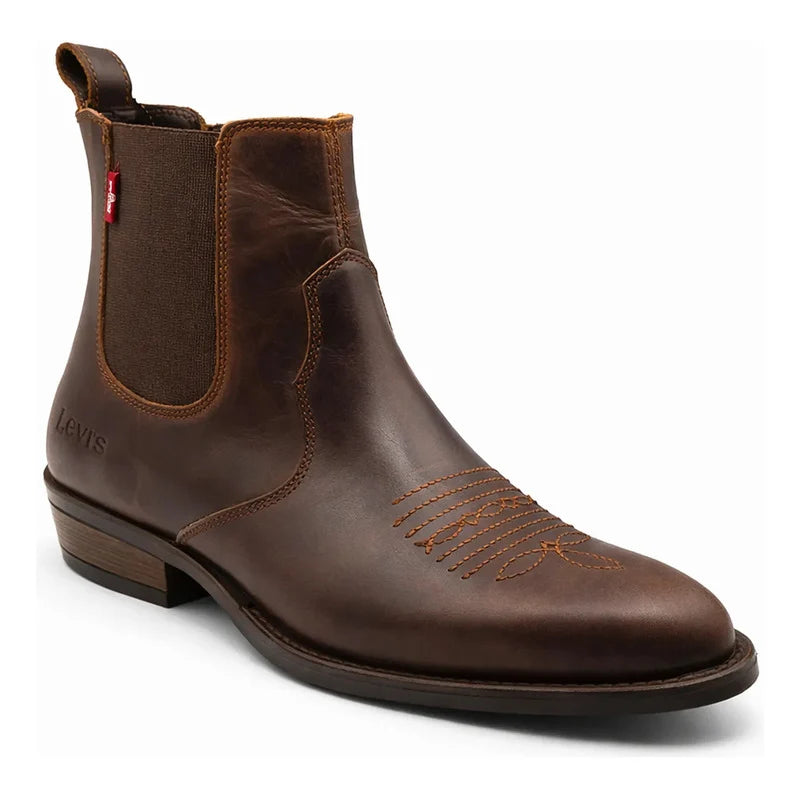 Bota Chelsea Para Caballero Mod. L2126563 Marca Levís® Marrón