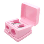 Sacapuntas Doble Con Tapa Para Maquillaje Beauty Creations® Rosa