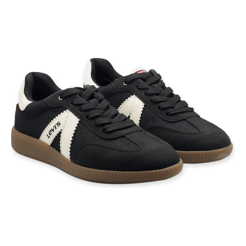Tenis Casual Para Mujer Mod. L1126203 Marca Levi's® Negro