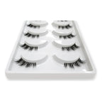 Pestañas Postizas En Tira 5 Pares Marca Kfer Valtierra® Negro Cutie C 1 Cm