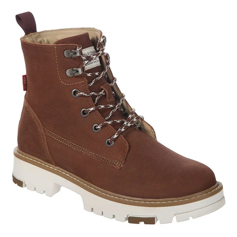 Bota De Piel Corta Para Mujer Mod.l1222271 Marca Levi's®