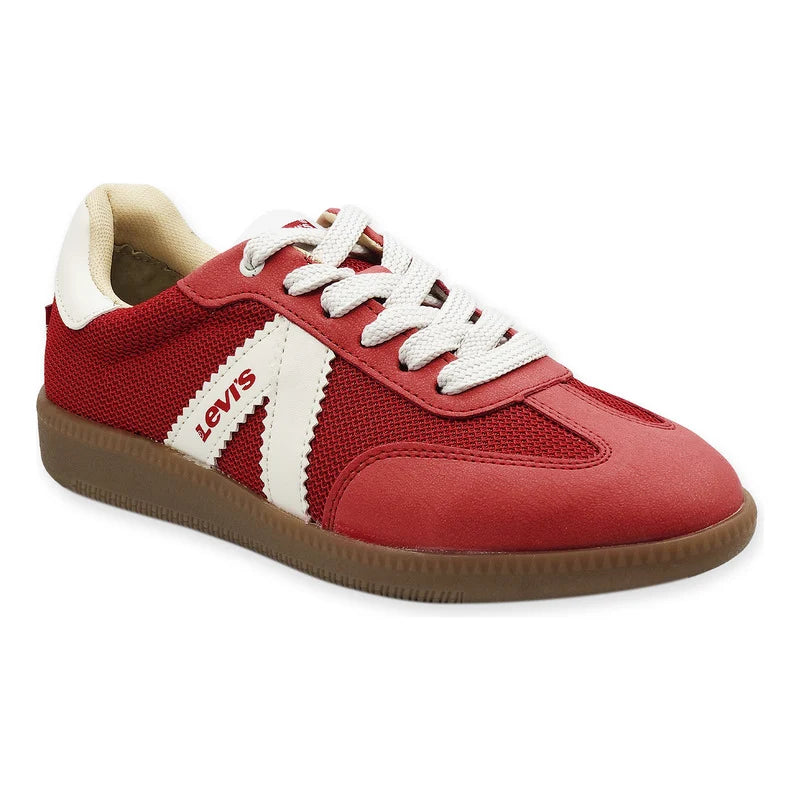 Tenis Casual Para Mujer Mod. L1126203 Marca Levi's® Rojo