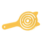 Cepillo Hueco Anti Enredos Cabello Grueso Y Delgado Flori® Amarillo