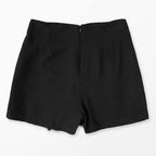 Falda Short Con Encaje Para Mujer 45-26 Negro London Fashion®