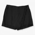 Falda Short Con Encaje Para Mujer 45-26 Negro London Fashion®