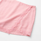 Falda Short Con Encaje Para Mujer 45-26 Rosa London Fashion®