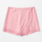 Falda Short Con Encaje Para Mujer 45-26 Rosa London Fashion®