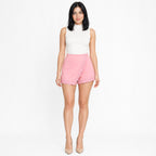 Falda Short Con Encaje Para Mujer 45-26 Rosa London Fashion®