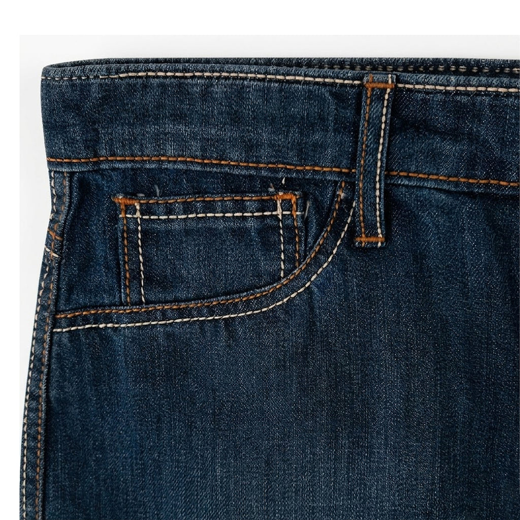 Falda De Mezclilla Para Mujer Mod. Ssjsskd Marca Skannda® Azul Oscuro
