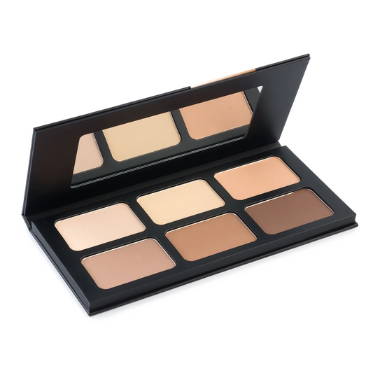 Iluminador Y Contorneador 6 Tonos Highlight & Contour Moira®
