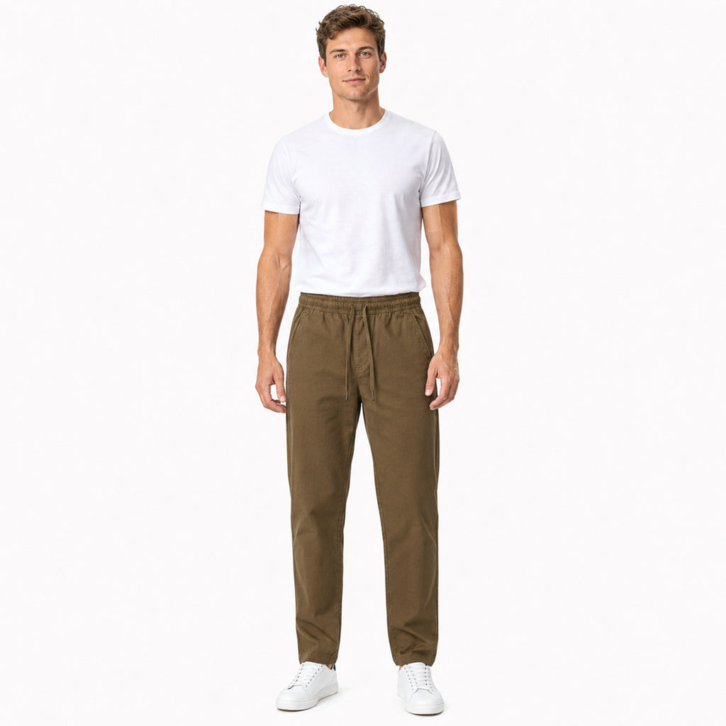 Pantalón Jogger Slim Fit Para Hombre Gjoggw Tabaco Marca Bobois®