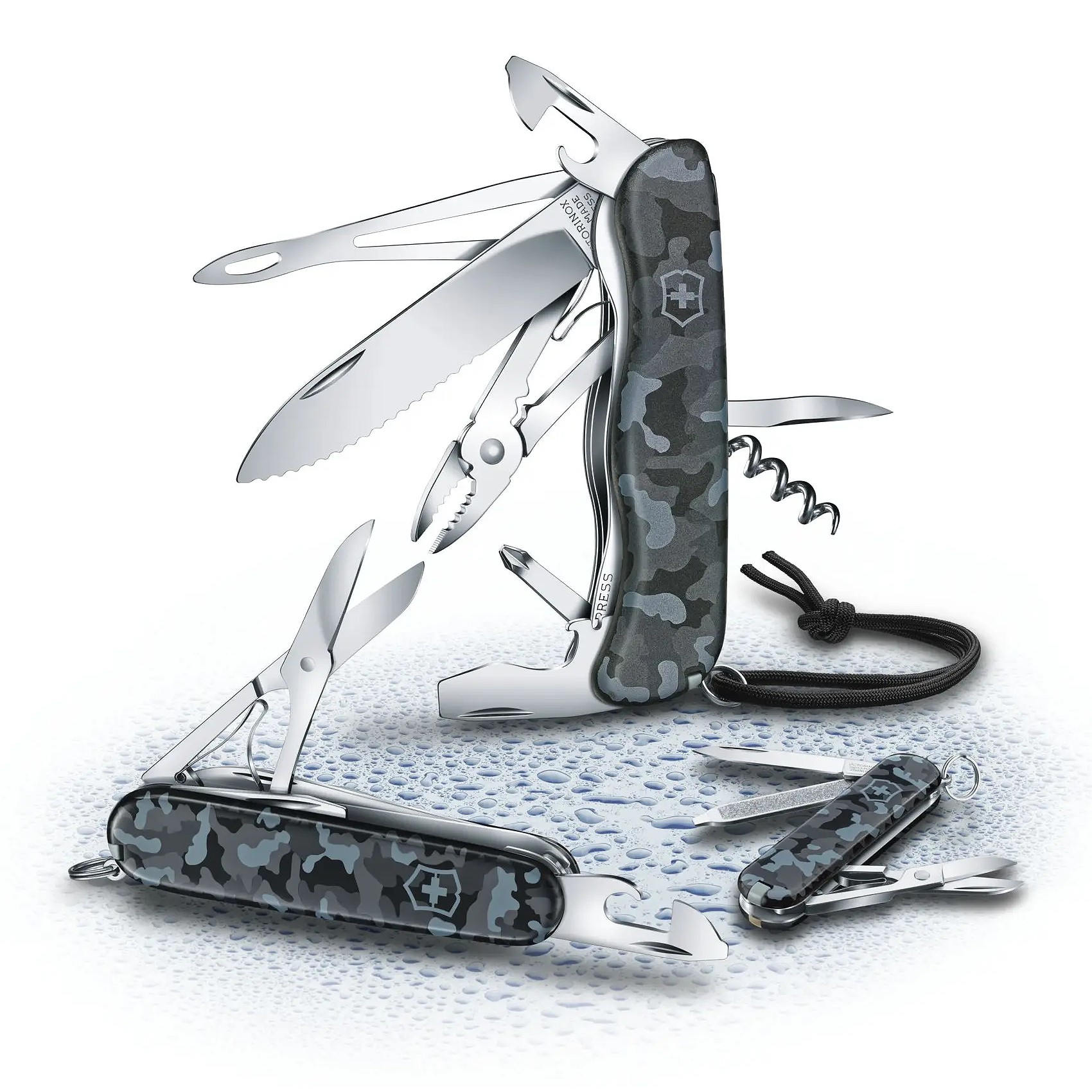 Navaja Bolsillo Para Caza 1.3713 Huntsman Marca Victorinox®