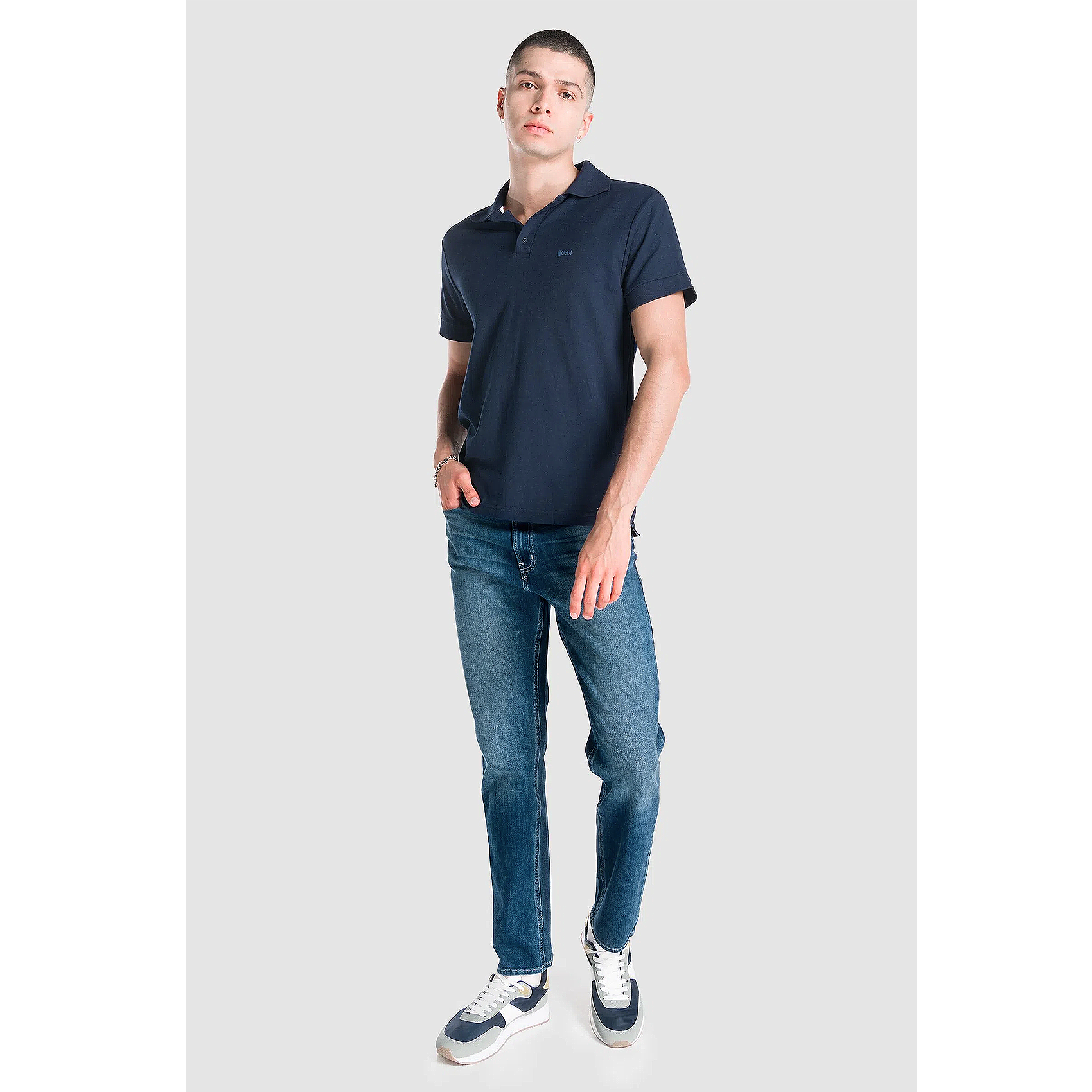 Pantalón Para Hombre Slim Straight Basic Marca Oggi®