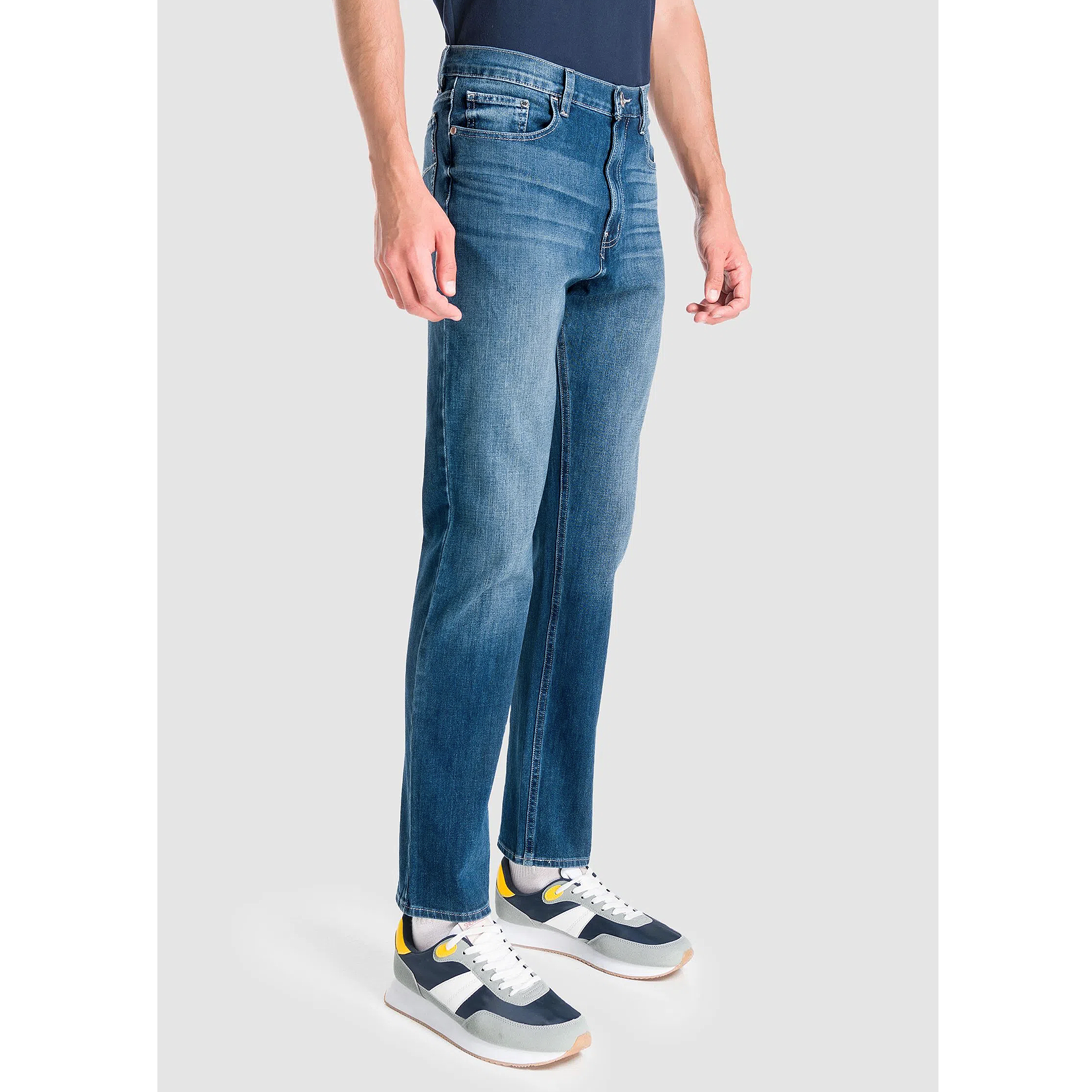 Pantalón Para Hombre Slim Straight Basic Marca Oggi®